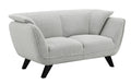 Light Gray Upholstered Loveseat W395958