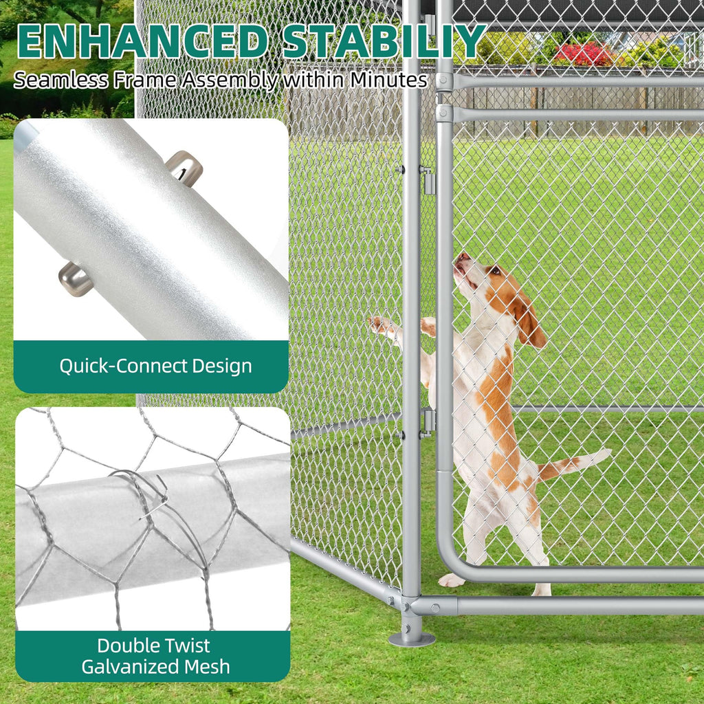 Extra Large Outdoor Dog Kennel H7017