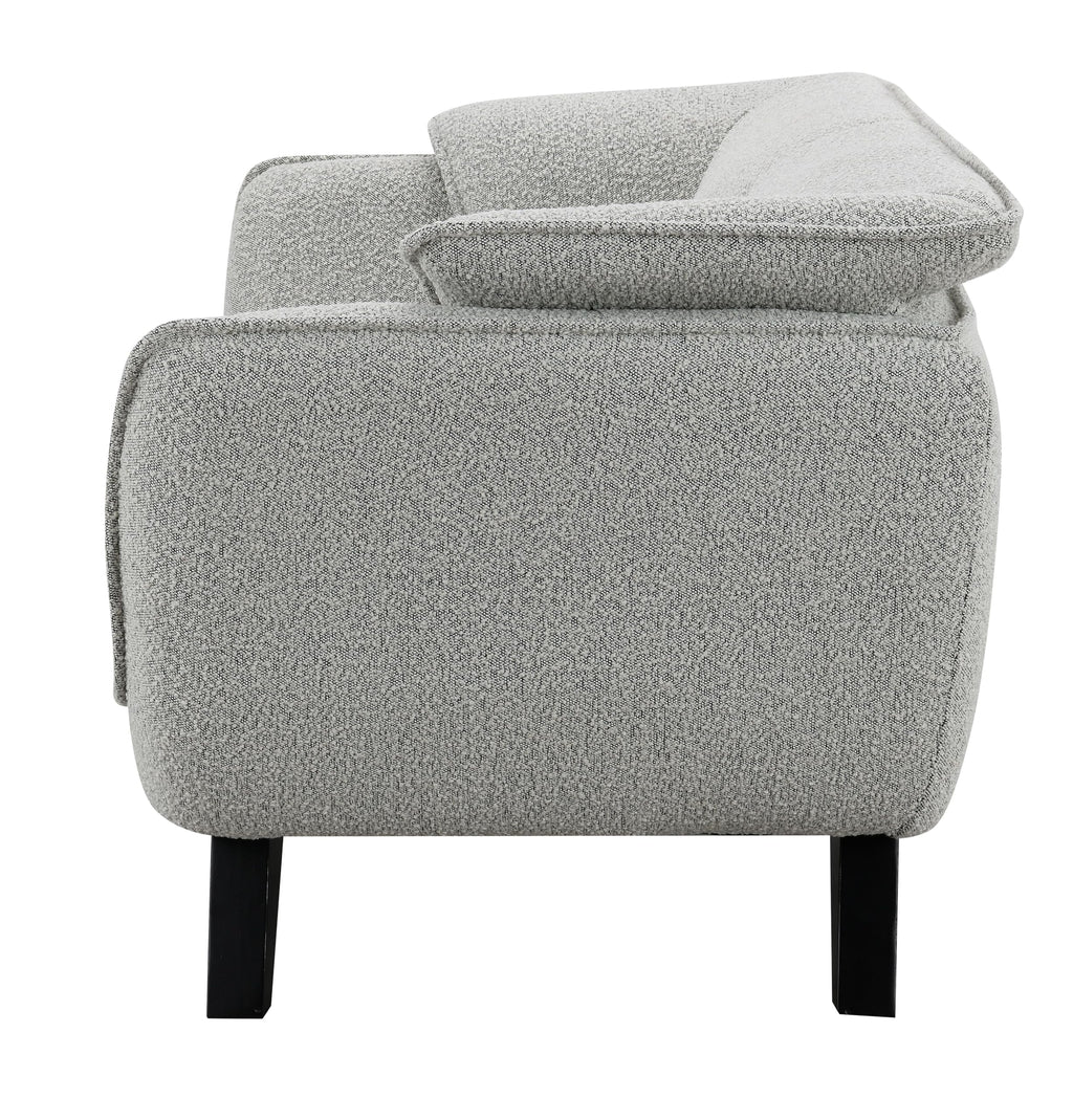 Light Gray Upholstered Loveseat W395958