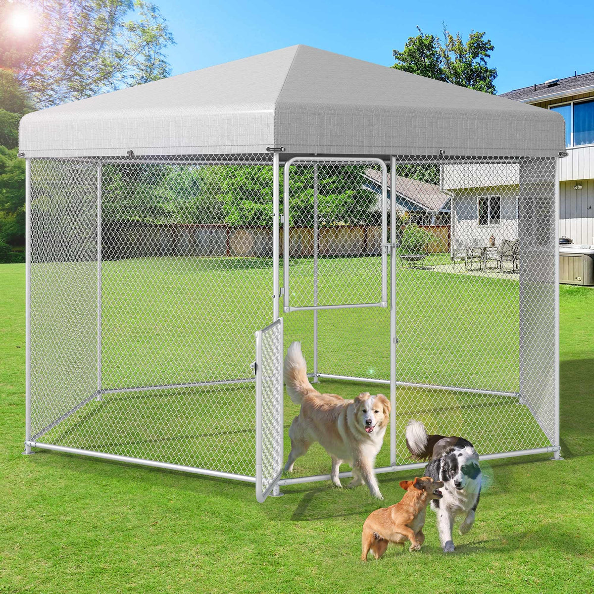 Extra Large Outdoor Dog Kennel H7017