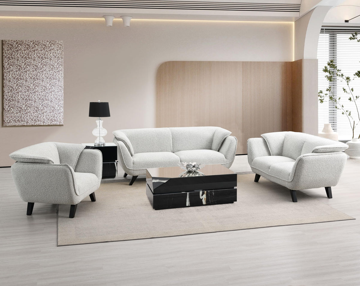 Light Gray Upholstered Loveseat W395958