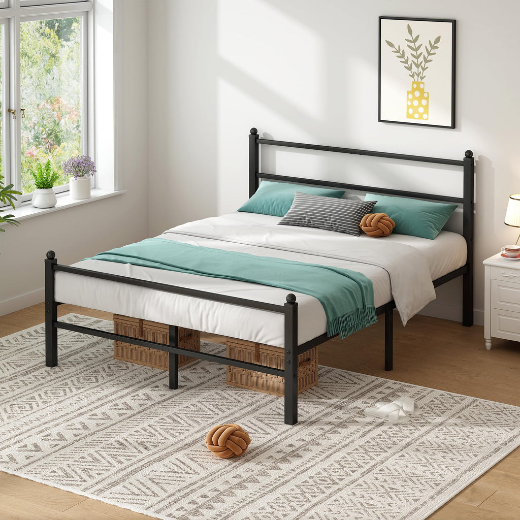 Black Full Size Bed Frame X76469