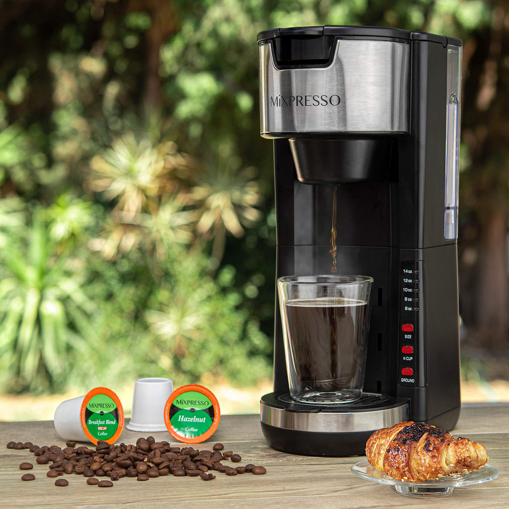 Black Single Serve Coffee Maker 30 oz Y6353