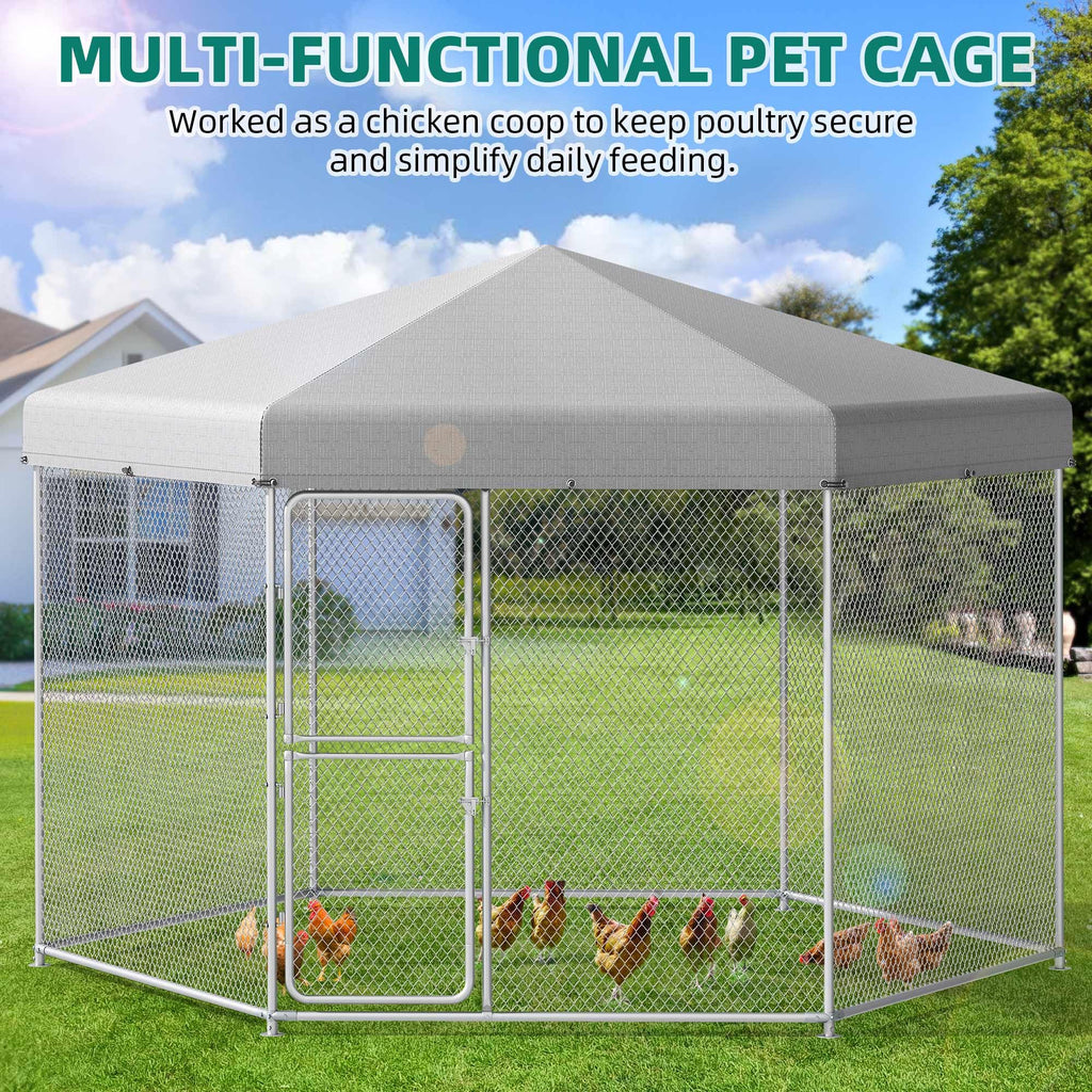 Extra Large Outdoor Dog Kennel H7017